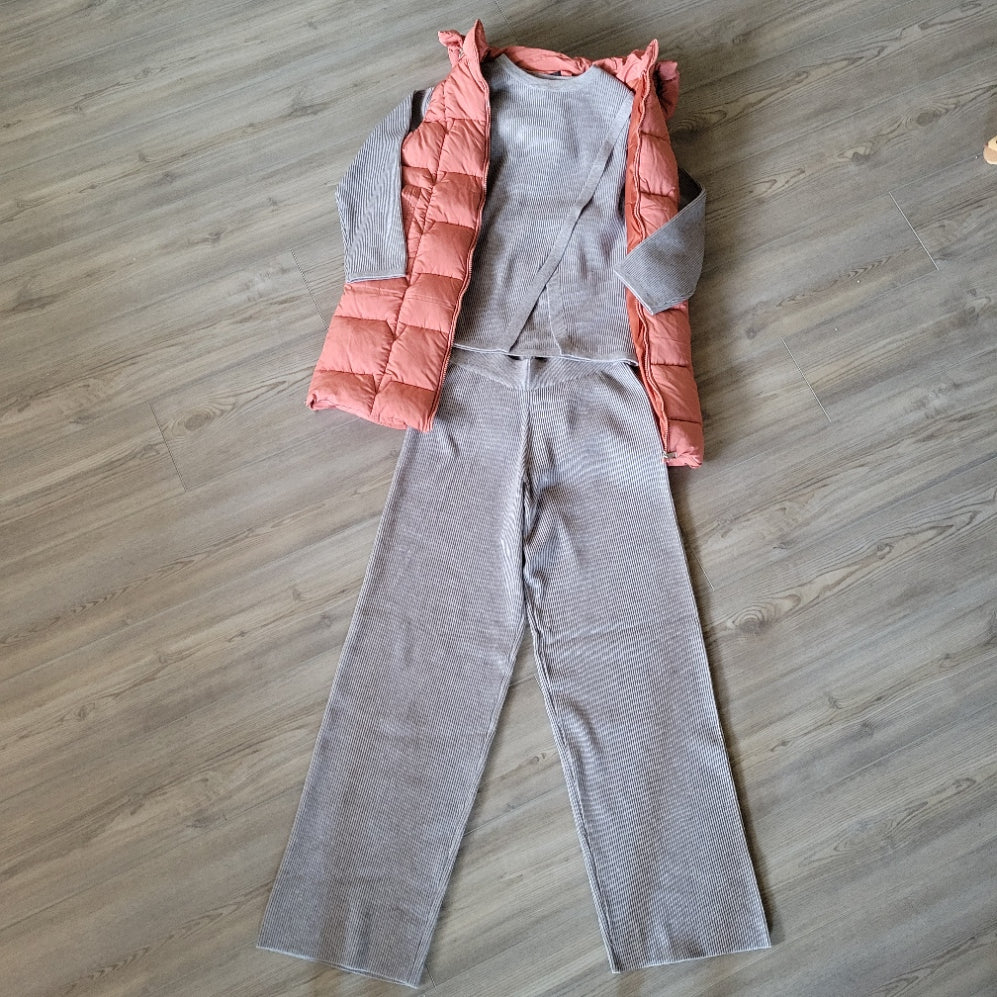 Coral Puffer Vest