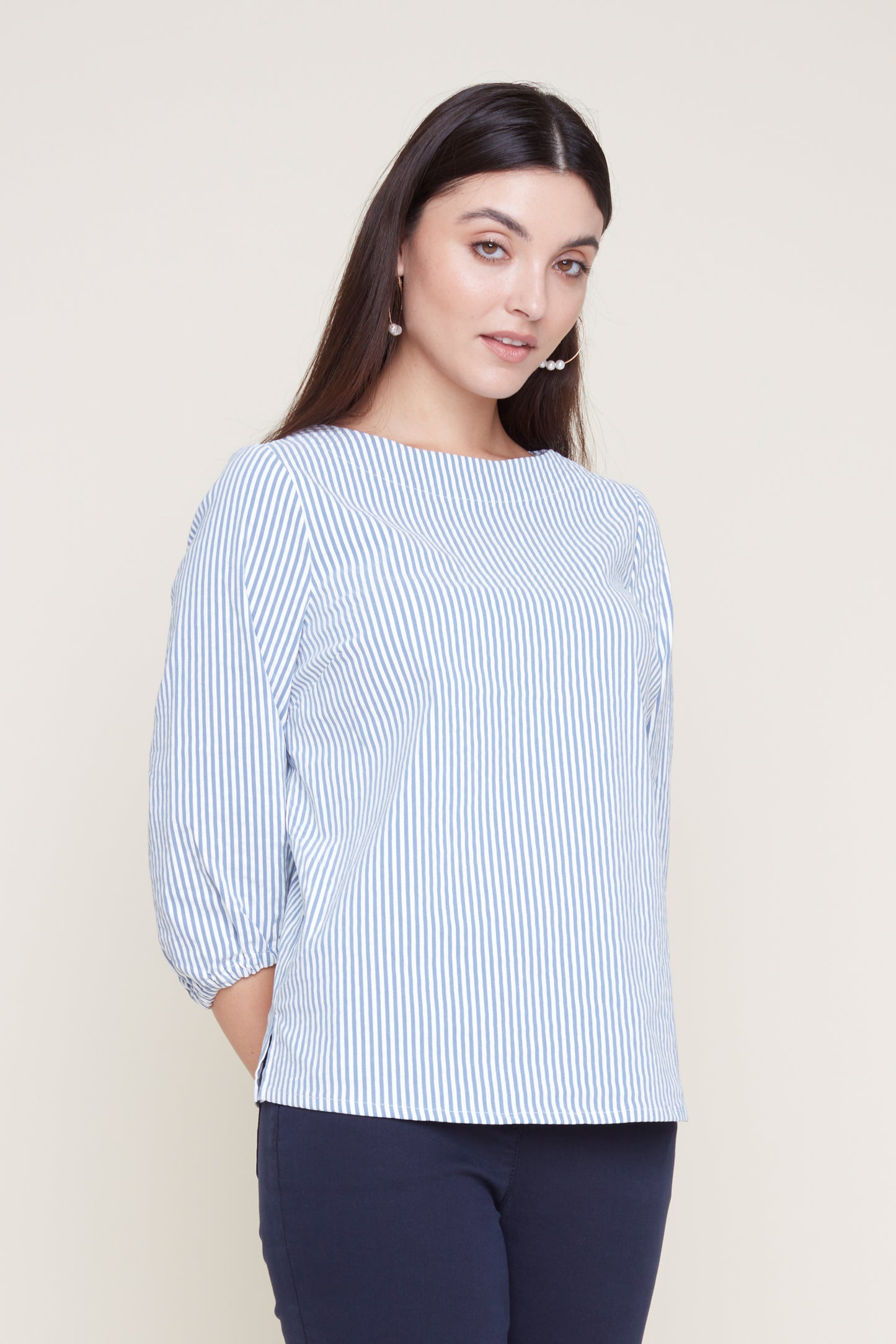 Renaur Striped Blouse